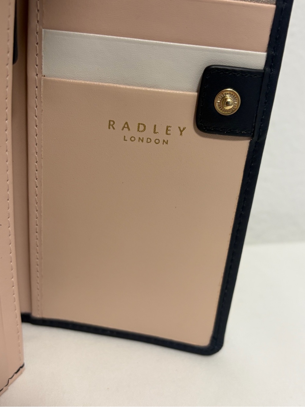 Radley London Navy Blue Puddle Jump Long Bifold Wallet - NWOT - Picture 3 of 10